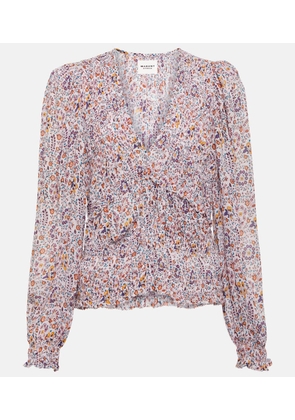 Marant Etoile Nibel floral blouse