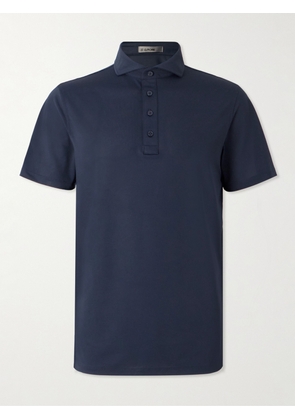 G/FORE - Rib Gusset Stretch Tech-Piqué Golf Polo Shirt - Men - Blue - S