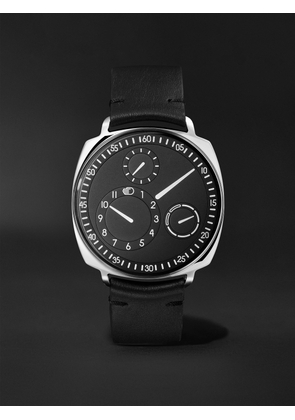 Ressence - Type 1.3² v2 B Automatic 41mm Titanium and Leather Watch, Ref. No. Type 1.3² v2 B - Men - Black