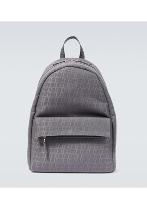 Christian Louboutin Zip N Flap logo jacquard backpack