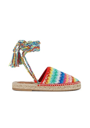 ALANUI Over the Rainbow Espadrille in Multicolor - Blue. Size 36 (also in 37, 41).