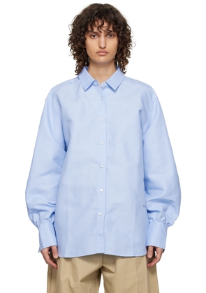 Birrot Blue Oversized Shirt