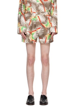 Bode Multicolor Sun Conure Shorts