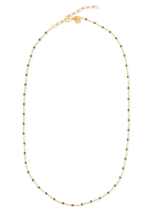 Daisy London Treasures 18kt Gold-plated Necklace - Green - One Size