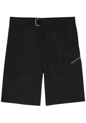 Oamc Regs Belted Woven Shorts - Black - M