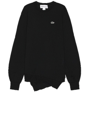 COMME des GARCONS SHIRT X Lacoste Sweater in Black - Black. Size M (also in ).