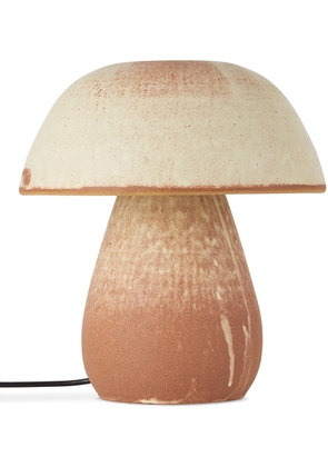 Nicholas Bijan Pourfard SSENSE Exclusive Red & Beige Mushroom Lamp