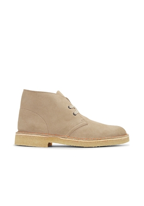 Clarks Desert Boot in San Suede in Taupe. Size 12, 9, 9.5.
