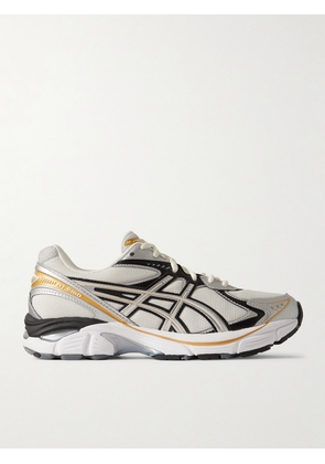 Asics - Gt-2160 Metallic Faux Leather-trimmed Mesh Sneakers - White - UK 3,UK 3.5,UK 4,UK 4.5,UK 5,UK 5.5,UK 6,UK 6.5,UK 7,UK 7.5,UK 8,UK 8.5,UK 9,UK 9.5