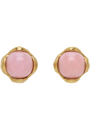 Alighieri SSENSE Exclusive Gold Opal Stud Earrings