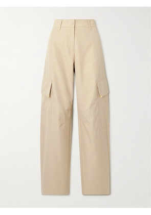 Palm Angels - Embellished Twill Boyfriend Cargo Pants - Neutrals - IT40,IT42,IT44