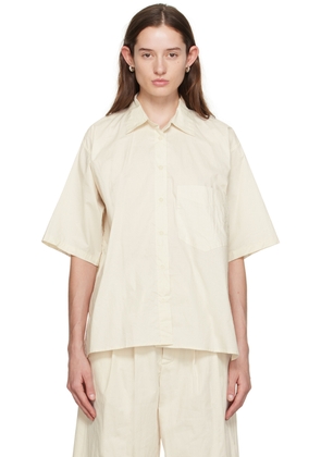 Deiji Studios Off-White 'The Short Sleeve' Shirt