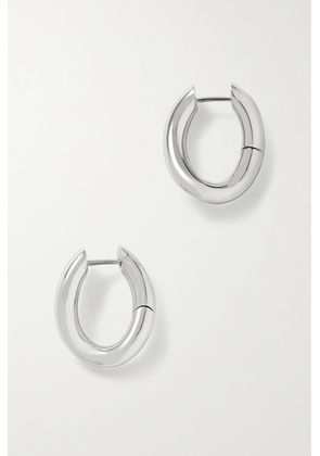 Balenciaga - Loop Xs Silver-tone Hoop Earrings - One size