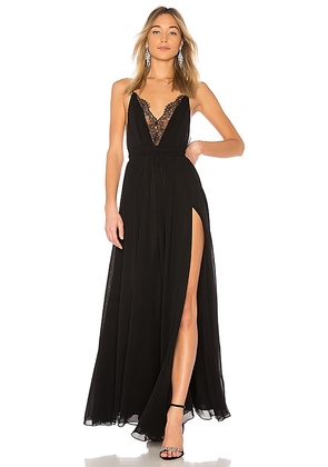 Michael Costello x REVOLVE Justin Gown in Black. Size XS.