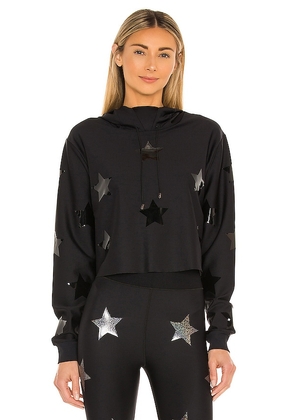 ultracor Star Sweatshirt in Black. Size XL, XS.