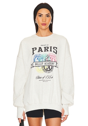The Laundry Room Paris Ballet Academy Jumper in Light Grey. Size L, S, XL, XS.