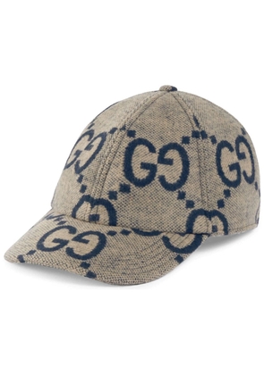Gucci Jumbo GG wool baseball cap - Neutrals