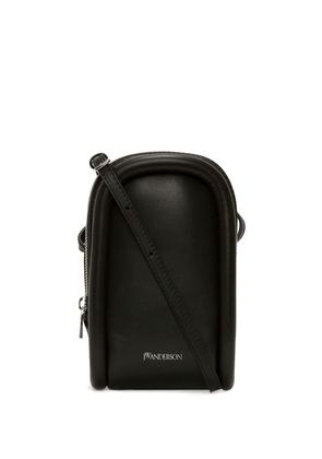 JW Anderson BUMPER-POUCH LEATHER PHONE POUCH - Black