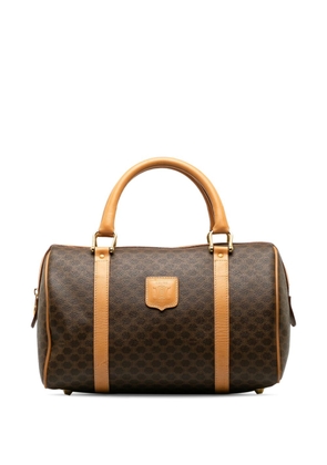 Céline Pre-Owned Macadam-pattern handbag - Brown