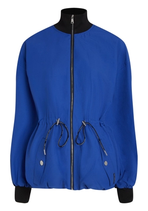 Karl Lagerfeld cinched bomber jacket - Blue