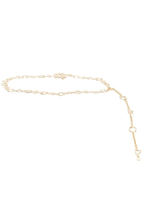 Jacquemus motif charm chain belt - Gold