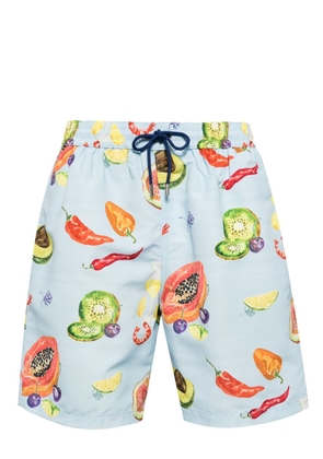 Paul Smith Tropical Fruit swim shorts - Blue