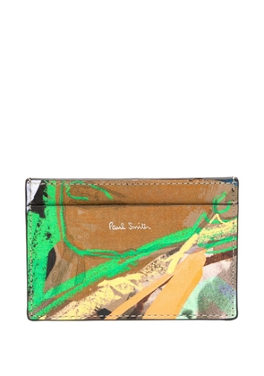 Paul Smith Life Drawing leather cardholder - Brown