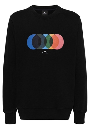 PS Paul Smith Circles-print sweatshirt - Black