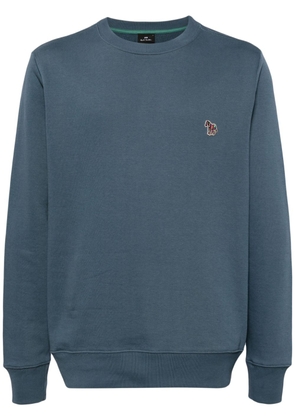 PS Paul Smith logo-embroidered sweatshirt - Blue