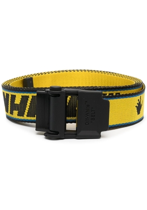 Off-White logo-detail Industrial belt - Yellow