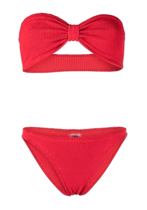 Hunza G Jean crinkled bikini - Red