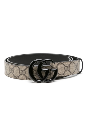 Gucci Pre-Owned GG Marmont canvas belt - Neutrals