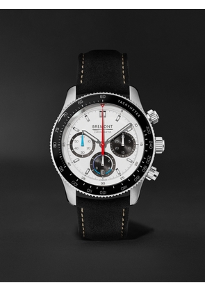 Bremont - Supermarine Williams Racing WR22 Automatic Chronograph 43mm Stainless Steel and Alcantara Watch, Ref. WR-22-SS-R-S - Men - White