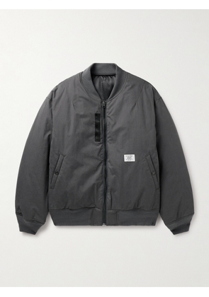 WTAPS - Logo-Appliquéd Cotton and Nylon-Blend Bomber Jacket - Men - Black - S