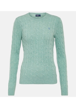 Polo Ralph Lauren Cable-knit cashmere and wool sweater
