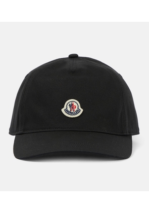 Moncler Logo canvas baseball cap