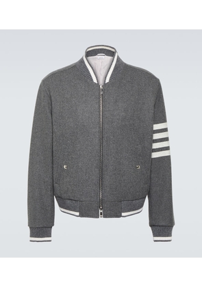 Thom Browne 4-Bar wool and cashmere blouson jacket