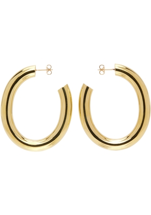 Laura Lombardi Gold Curve Earrings