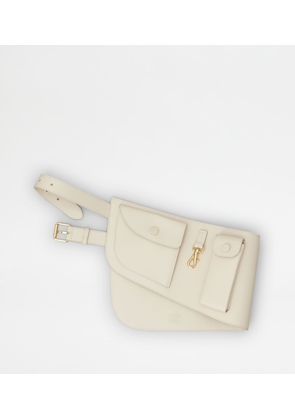 Tod's - Utility Belt in Leather, OFF WHITE, M - Belts