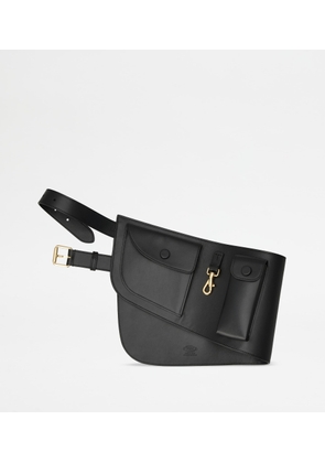 Tod's - Utility Belt in Leather, BLACK, M - Belts