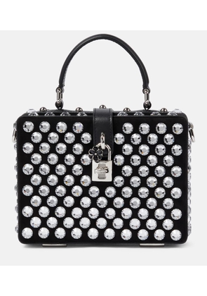 Dolce&Gabbana Dolce Box embellished leather bag