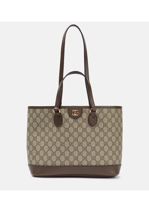 Gucci Ophidia GG Mini leather-trimmed tote bag