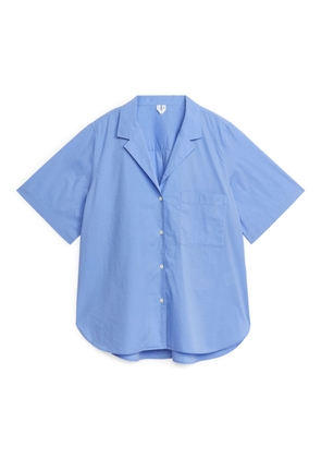 Poplin Resort Shirt - Blue