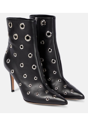 Gianvito Rossi Lydia 85 leather ankle boots