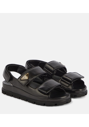 Prada Quilted leather sandals