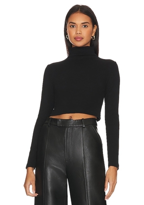 AG Jeans x Emrata Kathryn Turtleneck in Black. Size L, XL, XS.