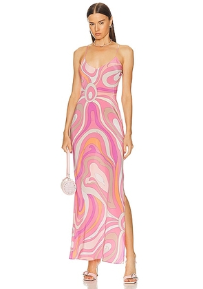 Emilio Pucci Sleeveless Maxi Dress in Rosa - Pink. Size 44 (also in ).