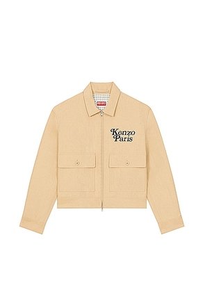 Kenzo By Verdy Short Blouson in Camel - Yellow. Size M (also in S).