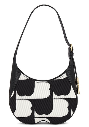 Burberry Chess Baguette Bag in Black - Black. Size all.