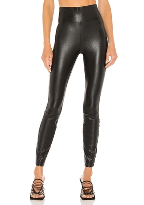 PAIGE Sheena Faux Leather Legging in Black. Size L, XS.